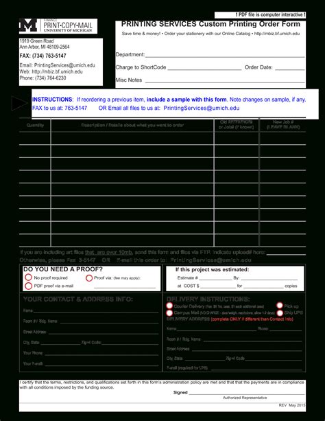 blank money order template professional format templates