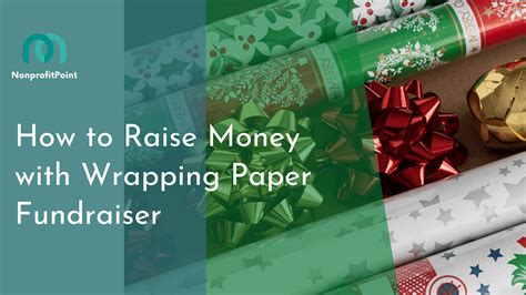 raise money  wrapping paper fundraiser step  step guide