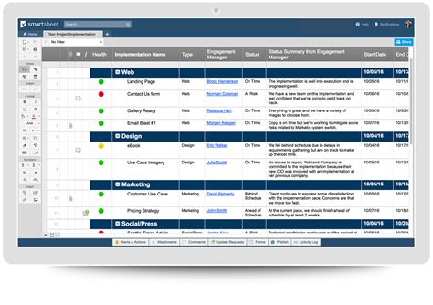 smartsheet software  projects