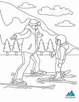 Colouring Pages Ski Resort Tagging Coloured Creations Instagram Designs Family sketch template