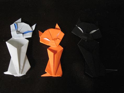 origami maniacs origami cat