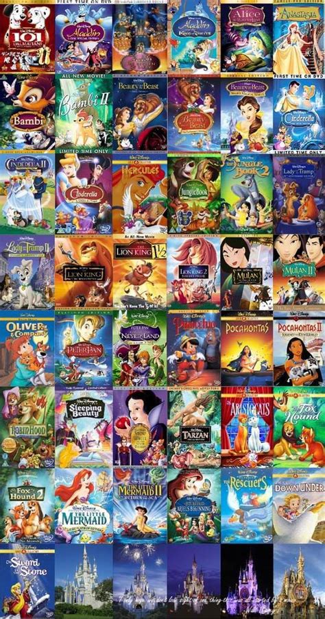 images classic disney movies list  order list  disney movies  chronological