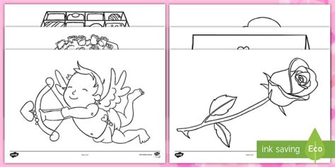 valentines day colouring  pages primary resource eylf