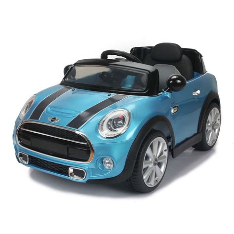 daymak mini cooper kids electric ride  toy car blue walmart canada