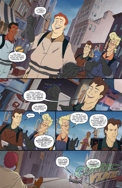exclusive preview ghostbusters get real 1 comic book preview comic vine