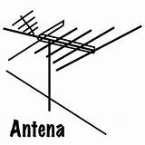 Antena sketch template