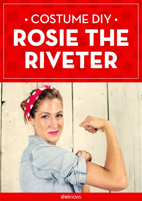 a rosie the riveter costume diy that ll make you feel like a total