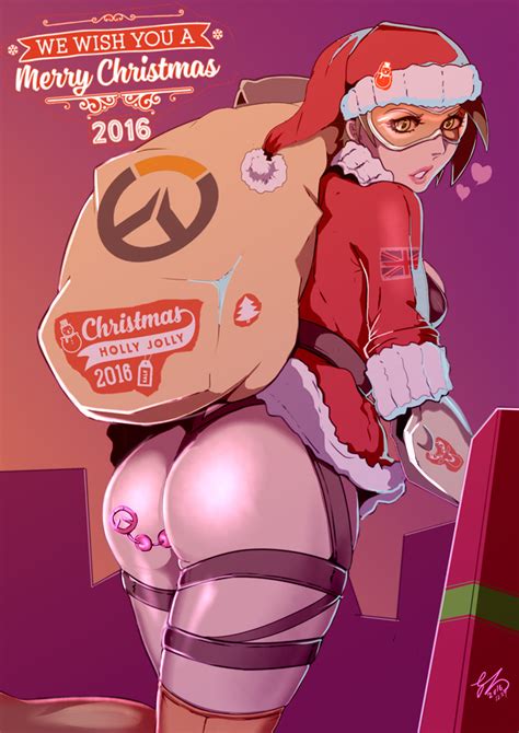 rule 34 anal beads ass cavalry christmas female female only goggles overwatch santa hat sex