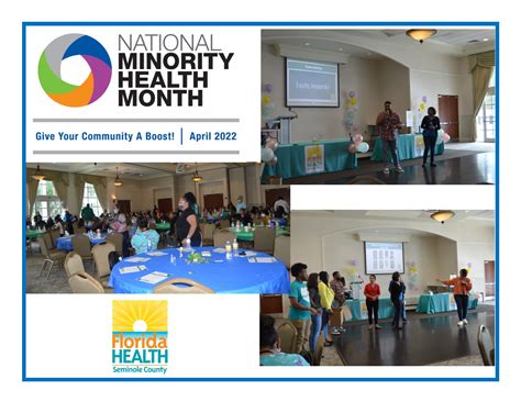 minority health month florida department  health