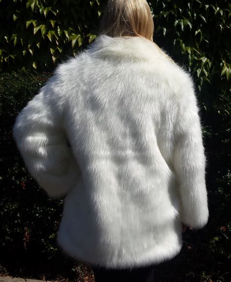 polar bear faux fur coat faux fur throws fabric and fashion