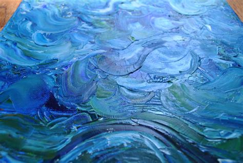abstract sea  oils canvas art