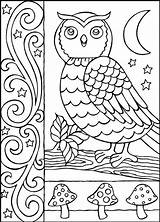 Coloring Dover Pages Book Publications Owl Books Owls Adult Adults Doverpublications Welcome Doodle Zb Samples Colouring sketch template
