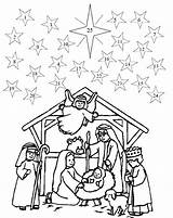 Coloring Advent Pages Nativity Scene Calendar Preschoolers Color Animals Getcolorings Printable sketch template
