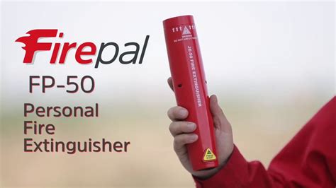firepal fp personal fire extinguisher  action youtube