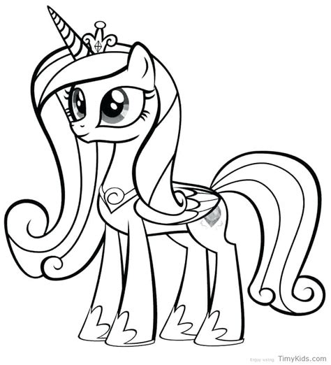 printable coloring pages    pony  getcoloringscom