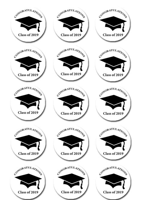 printable graduation cupcake toppers printable word searches
