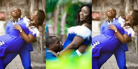 Man Struggles To Carry His Heavily Pregnant Wife In Lovely