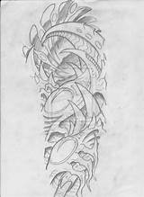 Drawings Biomechanical Sleeve Skull Tattoo Bio Paintingvalley Designs Choose Board Biomech sketch template
