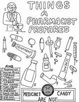 Pharmacy Pharmacist Masterpieces sketch template