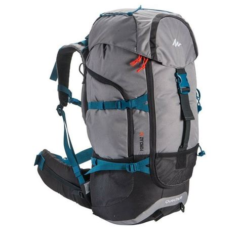 jual backpack quechua trekking forclaz   grey  lapak salam outdoor bukalapak