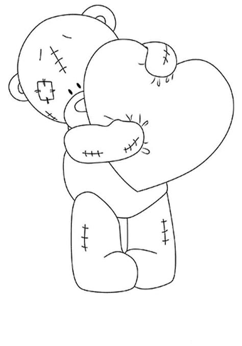 teddy bear coloring pages  girls  print