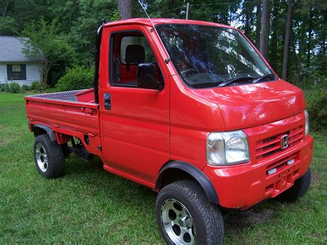 daily turismo  red  honda acty mini truck