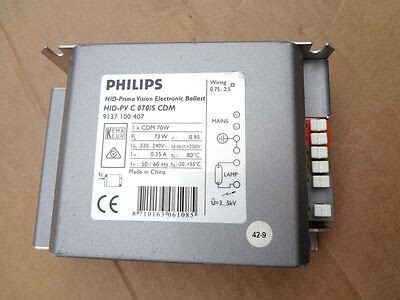 philips hid pv   cdm    hid primo vision electronic ballast ebay