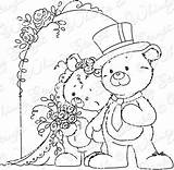 Wee Whimsy Teddy sketch template