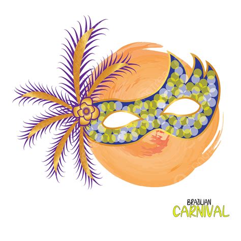 Brazilian Carnival Vector Hd Png Images Brazilian Carnival Mask With