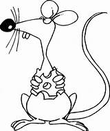 Mouse Coloring Pages Color Print Animals Printable Animal Back sketch template