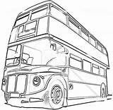Coloring Pages Bus Big Printable Kids Types Transport Vehicles Print Road Means Motor Find sketch template