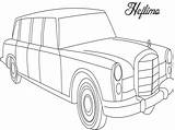 Coloring Pages Car Antique Limo Hummer Getcolorings Getdrawings sketch template