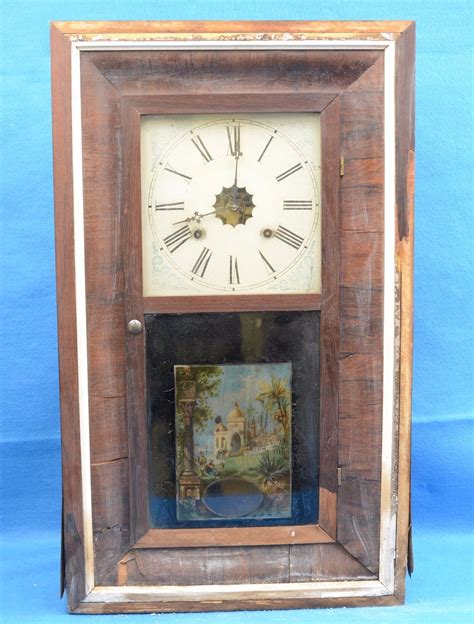 antique waterbury clock  vintage wall clock vintage ogee antique price guide details page