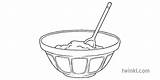 Mixing Bowl Spoon Clipart Clipground sketch template