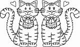 Coloring Pages Cat Twin Forget Supplies Don sketch template
