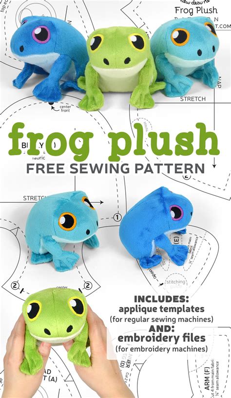 pattern friday frog plush choly knight sewing stuffed animals