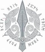 Odin Norse Symbole Symbol Gungnir Spear Runen Rune Runes Lance Symboles Vikinger Wikinger Signification Menviking Loki Symboler Weapon Keltische Vikinge sketch template