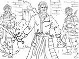 Colouring Thrones Jaime Lannister sketch template