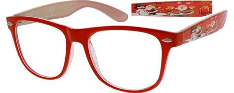 red plastic full rim frame 2847 zenni optical eyeglasses