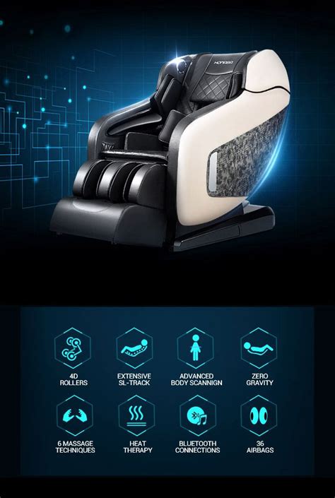 Homasa Full Body 4d Electric Massage Chair Zero Gravity Shiatsu Heating