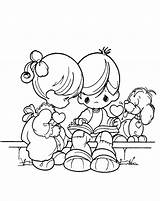 Coloring Pages Moments Precious Girl Boy Book Baby Print Kids Easter Kissing Printable Getcolorings Books Cliparts Adult Colouring Reading Little sketch template