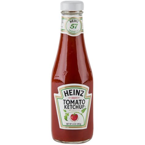 Heinz Ketchup In Glass Bottle 14 Oz
