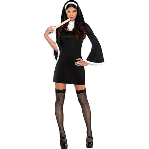 adult blessed babe nun costume party city