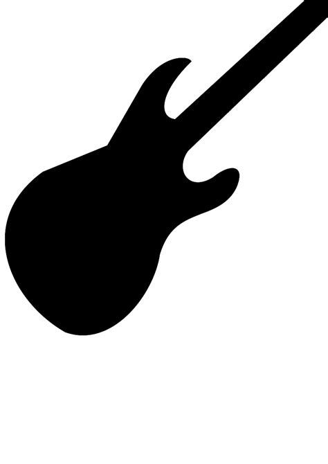 guitar stencil clip art  clkercom vector clip art  royalty