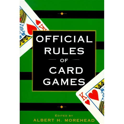 official rules  card games paperback walmartcom walmartcom