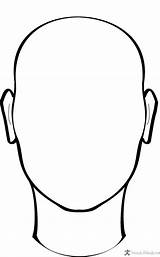Drawing Realistic Face Head Template Clipartmag sketch template