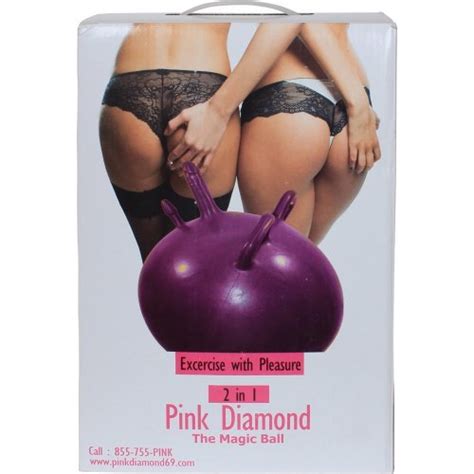Pink Diamond Double Magic Ball Purple Sex Toys