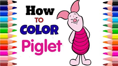 piglet  winnie  pooh coloring  crayola markers  paint