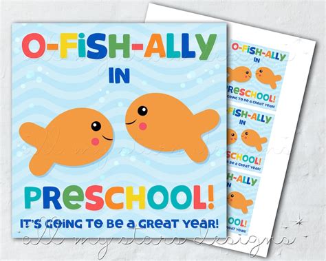 printable  fish ally  preschool      etsy