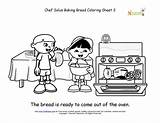 Coloring Cooking Pages Baking Chef Bread Kids Nutrition Solus Fun Class Education Sheets Baked Sheet Explorer Ready Children Kitchen Younger sketch template